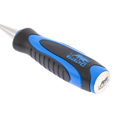 Долото-стамеска, плоская, 38 мм, двухкомпонентная рукоятка, металлический затыльник Барс по ценам производителя в Челябинске с доставкой по всей России