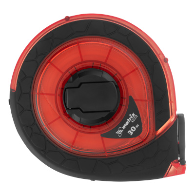 Рулетка геодезическая 30 м х 15 мм, закрытый корпус, фибергласовая лента, двусторонняя шкала, Pro Matrix по ценам производителя в Челябинске с доставкой по всей России