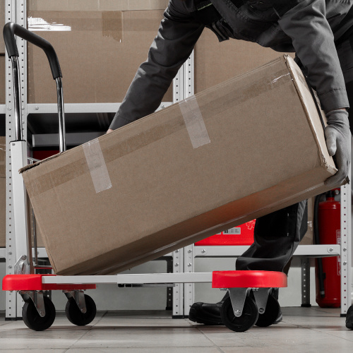 Тележка хозяйственная, телескопическая, грузоподъемность 150 кг Matrix по ценам производителя в Челябинске с доставкой по всей России