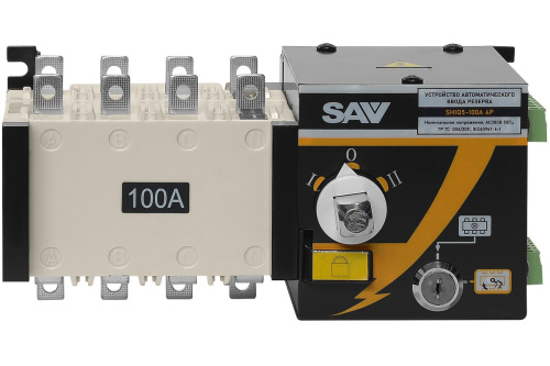 Реверсивный рубильник АВР (устройство автоматического ввода резерва) SHIQ5-100A 4P купить в Москве с доставкой по всей России | ProtosMarket.ru