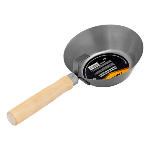 Ковш стальной штатурный, деревянная ручка Sparta по ценам производителя в Челябинске с доставкой по всей России