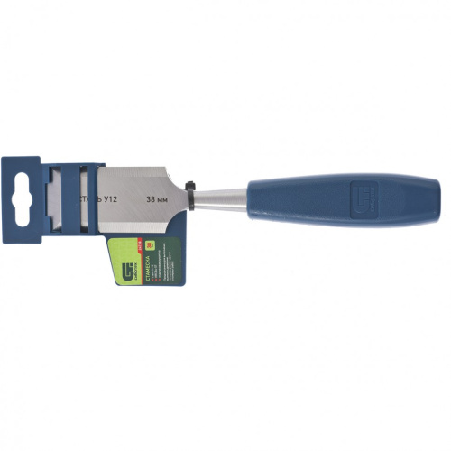 Стамеска, 38 мм, пластиковая рукоятка Сибртех по ценам производителя в Челябинске с доставкой по всей России