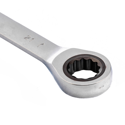 Ключ комбинированный трещоточный, 21 мм, CrV, зеркальный хром Matrix по ценам производителя в Челябинске с доставкой по всей России