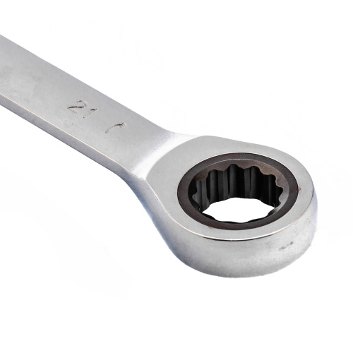 Ключ комбинированный трещоточный, 21 мм, CrV, зеркальный хром Matrix по ценам производителя в Челябинске с доставкой по всей России