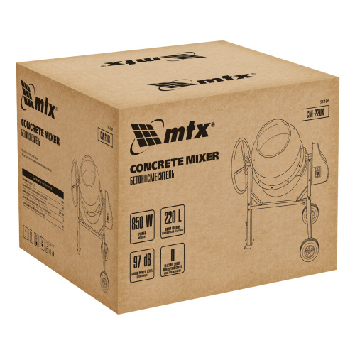 Бетоносмеситель СМ-220К, 220 л, мощность 850 Вт МТХ по ценам производителя в Челябинске с доставкой по всей России