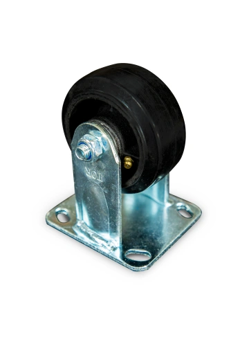 Колесо большегрузное неповоротное FCd 46 100 мм обрезиненное (N) по ценам производителя в Челябинске с доставкой по всей России