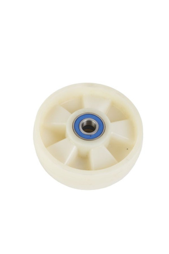 Колесо нейлоновое 160х50 мм с подшипником для тележек гидравлических JC/DF-III/DB/BFC по ценам производителя в Челябинске с доставкой по всей России