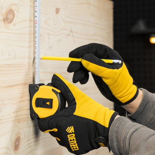 Рулетка 5м х 25мм, двухкомп. корпус, магнитный обрезиненный зацеп Denzel по ценам производителя в Челябинске с доставкой по всей России