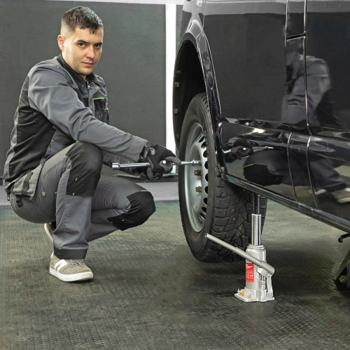 Домкрат гидравлический бутылочный, 5 т, h подъема 197-382 мм Matrix по ценам производителя в Челябинске с доставкой по всей России