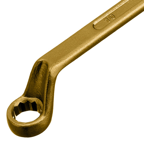 Ключ накидной, 8 х 10 мм, желтый цинк Сибртех по ценам производителя в Челябинске с доставкой по всей России