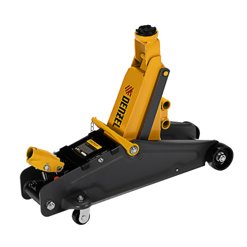 Домкрат гидравлический подкатной с фиксатором, 2,8 т, 135-385 мм, в кейсе Denzel по ценам производителя в Челябинске с доставкой по всей России