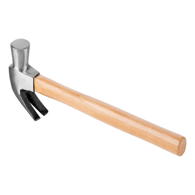 Молоток-гвоздодер, 450 г, боек 27 мм, деревянная рукоятка Sparta по ценам производителя в Челябинске с доставкой по всей России
