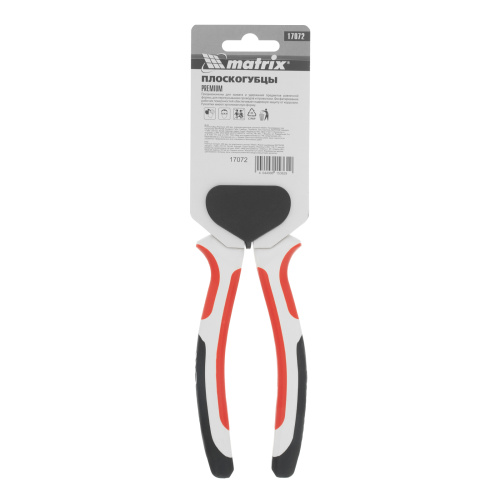 Плоскогубцы Premium, 200 мм, трехкомпонентные рукоятки Matrix по ценам производителя в Челябинске с доставкой по всей России