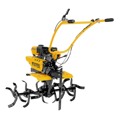 Мотоблок DPT-270SB, 7 л.с., ремен.сцеп, фрез 3х4, ШОМ, без колес, передачи 2В/1Н Denzel по ценам производителя в Челябинске с доставкой по всей России