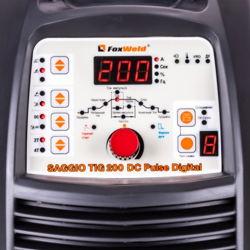 Аппарат аргонодуговой сварки SAGGIO TIG 200 DC Pulse Digital (пр-во FoxWeld/КНР) купить в Москве с доставкой по всей России | ProtosMarket.ru