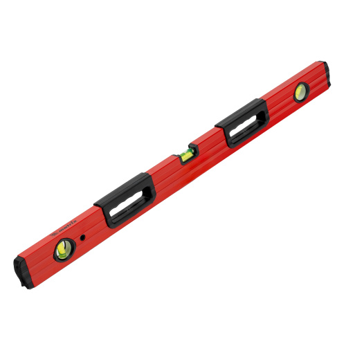 Уровень алюминиевый, 800 мм, фрезерованный, 3 глазка, две эргономичные ручки Matrix по ценам производителя в Челябинске с доставкой по всей России