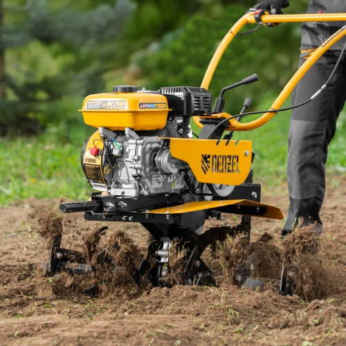 Мотоблок DPT-270S, 7 л.с., ремен.сцеп, фрез 3х4, ШОМ, передачи 2В/1Н Denzel по ценам производителя в Челябинске с доставкой по всей России