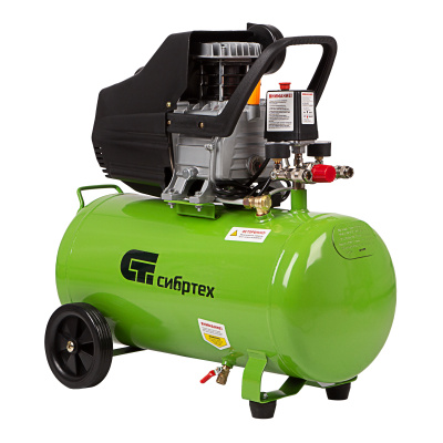 Компрессор воздушный КК-1500/50, 1.5 кВт, 198 л/мин, 50 л, прямой привод, масляный Сибртех по ценам производителя в Челябинске с доставкой по всей России