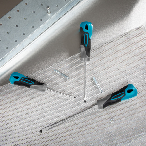 Набор отверток SL, 3 шт, S2, трехкомпонентная рукоятка Gross по ценам производителя в Челябинске с доставкой по всей России