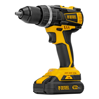 Дрель-шуруповерт аккумуляторная ударная бесщет CIDB-IB-18-02, Li-Ion, 18 В, 2 акк. Denzel по ценам производителя в Челябинске с доставкой по всей России