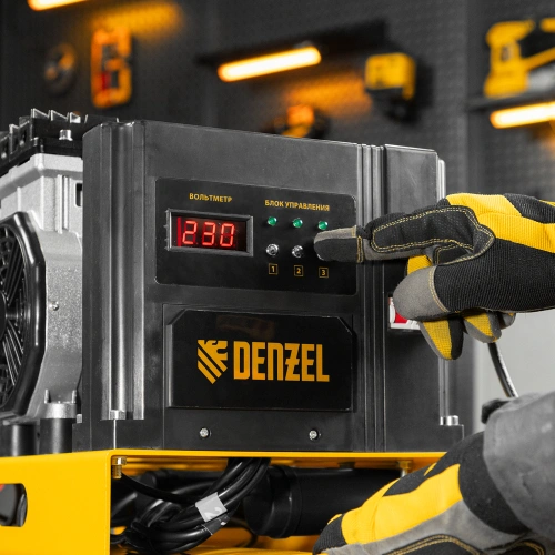 Компрессор безмасляный, малошумный DLS 3300/100, 3300 Вт,3x1100, 100 л, 570 л/мин ,блок управления Denzel по ценам производителя в Челябинске с доставкой по всей России