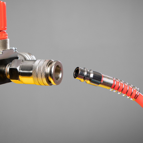 Шланг спиральный воздушный, 15 м, с быстросъемными соединениями Matrix по ценам производителя в Челябинске с доставкой по всей России