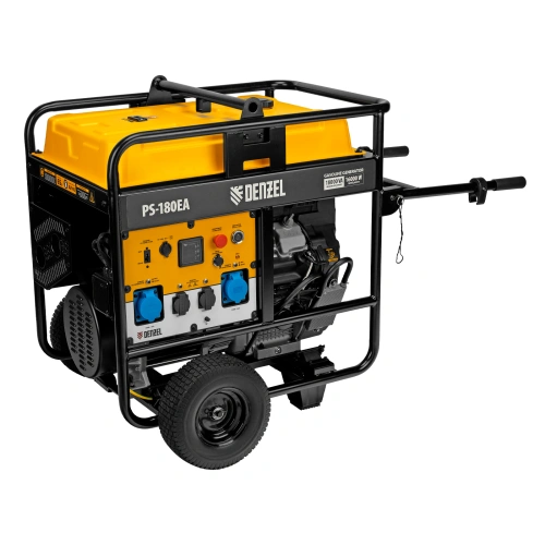Генератор бензиновый PS-180EA, 18 кВт,230 В, 65л, разъём ATS,эл.старт Denzel по ценам производителя в Челябинске с доставкой по всей России