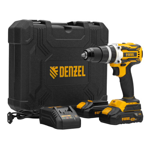 Дрель-шуруповерт аккумуляторная ударная бесщет CIDB-18-02, Li-Ion, 18 В Denzel по ценам производителя в Челябинске с доставкой по всей России