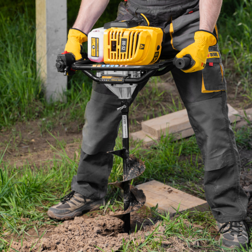 Шнек для грунта ER-150, диаметр 150 мм, длина 800 мм,соединение 20 мм, съемный нож Denzel по ценам производителя в Челябинске с доставкой по всей России