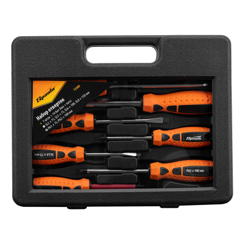 Набор отверток, биты, двухкомпонентные рукоятки, 21 предмет Sparta по ценам производителя в Челябинске с доставкой по всей России