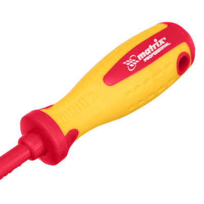 Отвертка Insulated, SL3 x 80 мм, CrMo, до 1000 В, двухкомпонентная рукоятка Matrix Professional по ценам производителя в Челябинске с доставкой по всей России