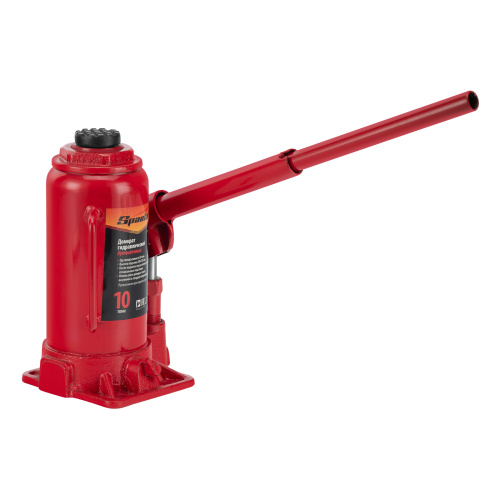 Домкрат гидравлический бутылочный, 10 т, h подъема 200-385 мм Sparta по ценам производителя в Челябинске с доставкой по всей России