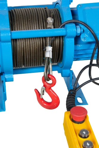 Лебедка электрическая  300 кг  30 м с канатом 380 В TOR KCD (N) по ценам производителя в Челябинске с доставкой по всей России