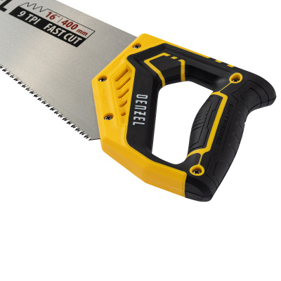 Ножовка по дереву, 400 мм, 11 TPI, зуб 3D, двухкомпонентная рукоятка Denzel по ценам производителя в Челябинске с доставкой по всей России