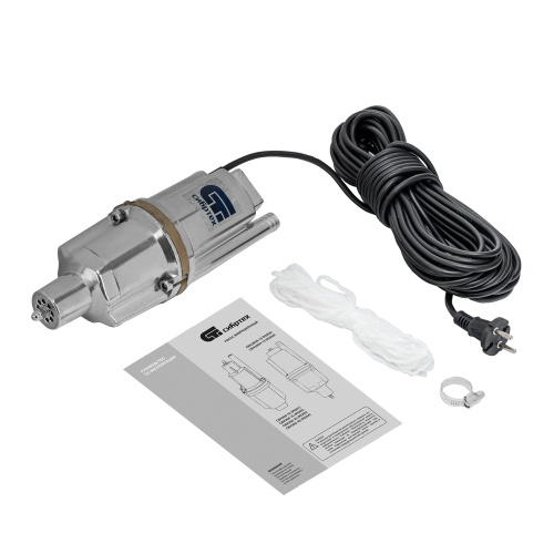 Вибрационный насос СВН300Н-15, нижний забор, 300 Вт, напор 75 м, 1200 л/ч, кабель 15 м Сибртех по ценам производителя в Челябинске с доставкой по всей России