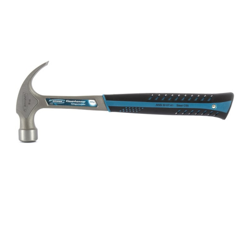 Молоток-гвоздодер, 450 г, цельнокованый, трехкомпонентная рукоятка Gross по ценам производителя в Челябинске с доставкой по всей России