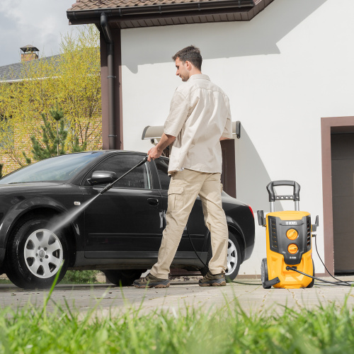 Моечная машина высокого давления R-180, 2200 Вт, 180 бар, 380 л/ч, колесная Denzel купить в Москве с доставкой по всей России | ProtosMarket.ru