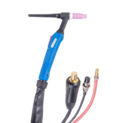 Varteg Горелка TIG-26 4м (разъем 35мм2, с кнопкой, пр-во FoxWeld/КНР) по ценам производителя в Челябинске с доставкой по всей России