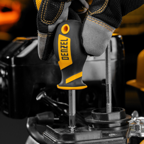 Набор инструментов, 1/2", 1/4", CrV, S2, пластиковый кейс, 64 предмета Denzel по ценам производителя в Челябинске с доставкой по всей России