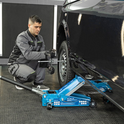 Домкрат гидравлический подкатной, быстрый подъем, 3 т, Quick, 130-465 мм, профессиональный Stels по ценам производителя в Челябинске с доставкой по всей России