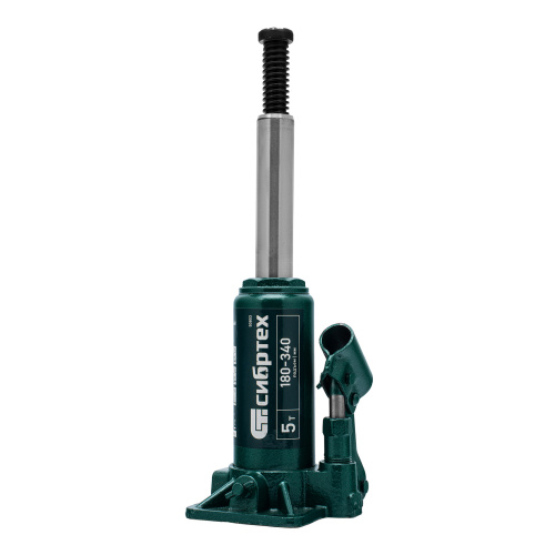 Домкрат гидравлический бутылочный, 5 т, 180-340 мм Сибртех купить в Москве с доставкой по всей России | ProtosMarket.ru