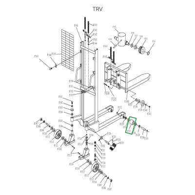 Ролик подвильный 74х58 для TRV черный полиуретановый по ценам производителя в Челябинске с доставкой по всей России