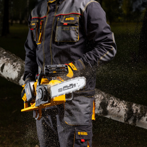 Цепная пила аккумуляторная бесщеточная RCS400-36, Li-ion, 36 В, 4 Ач, шина 400 мм Denzel по ценам производителя в Челябинске с доставкой по всей России