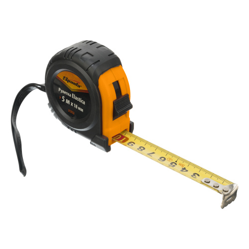 Рулетка Elastica,5 м х 18 мм,обрезиненный корпус Sparta по ценам производителя в Челябинске с доставкой по всей России