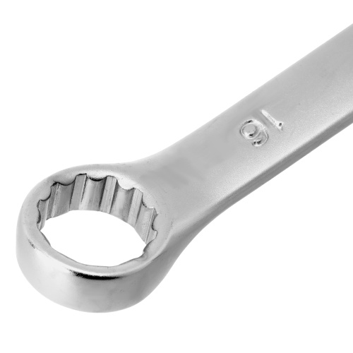 Ключ комбинированный, 16 мм, CrV, матовый хром Stels по ценам производителя в Челябинске с доставкой по всей России