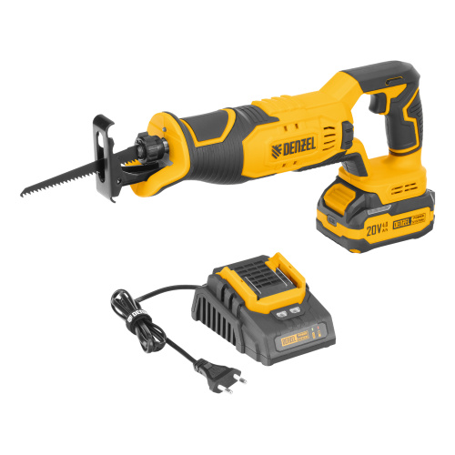 Пила сабельная аккумуляторная RS-180, Li-Ion, 20 В Denzel по ценам производителя в Челябинске с доставкой по всей России