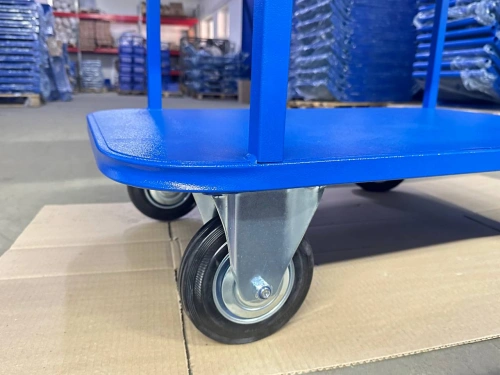 Тележка платформенная TOR ТП-2Я (600х900) 2х-ярусная (125мм) по ценам производителя в Челябинске с доставкой по всей России