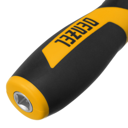 Набор инструментов, 1/2", 1/4", CrV, S2, пластиковый кейс, 64 предмета Denzel по ценам производителя в Челябинске с доставкой по всей России