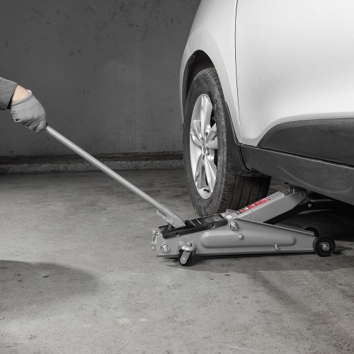 Домкрат гидравлический подкатный, 3 т, высота подъема 130-410 мм Matrix по ценам производителя в Челябинске с доставкой по всей России