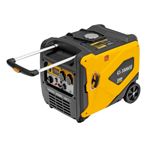 Генератор инверторный GS-3800iSE, 3,8 кВт, 230 В, закрытый корпус,электростартер Denzel по ценам производителя в Челябинске с доставкой по всей России